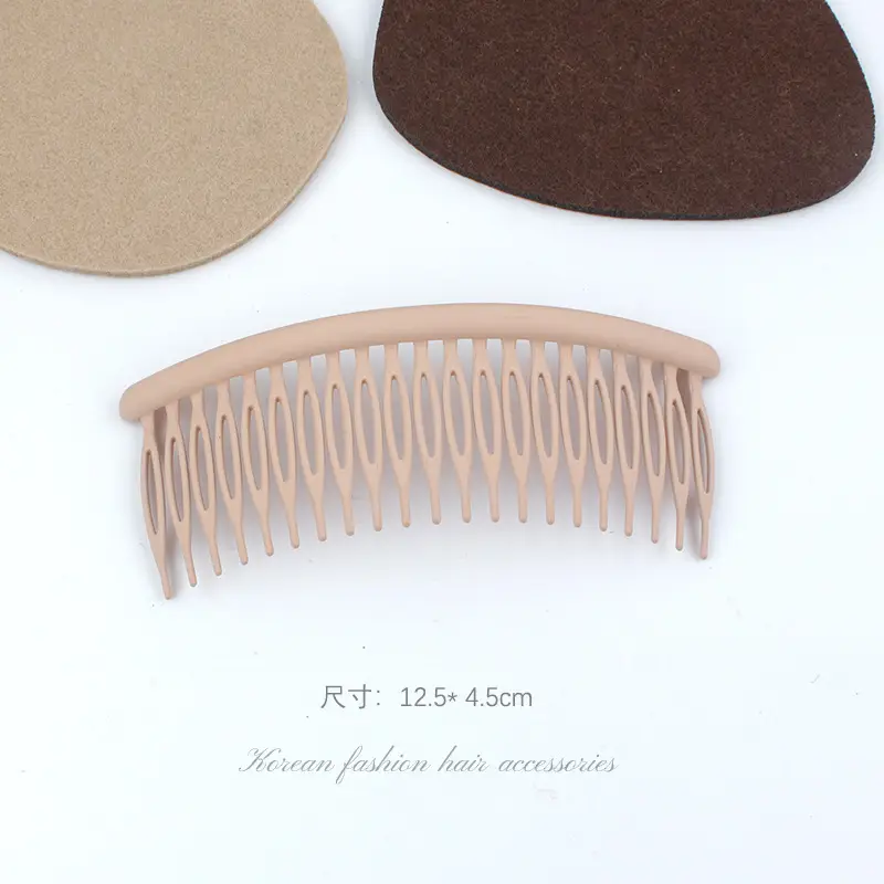Black 21-Tooth Hair Comb for Women's Bangs - Image 12