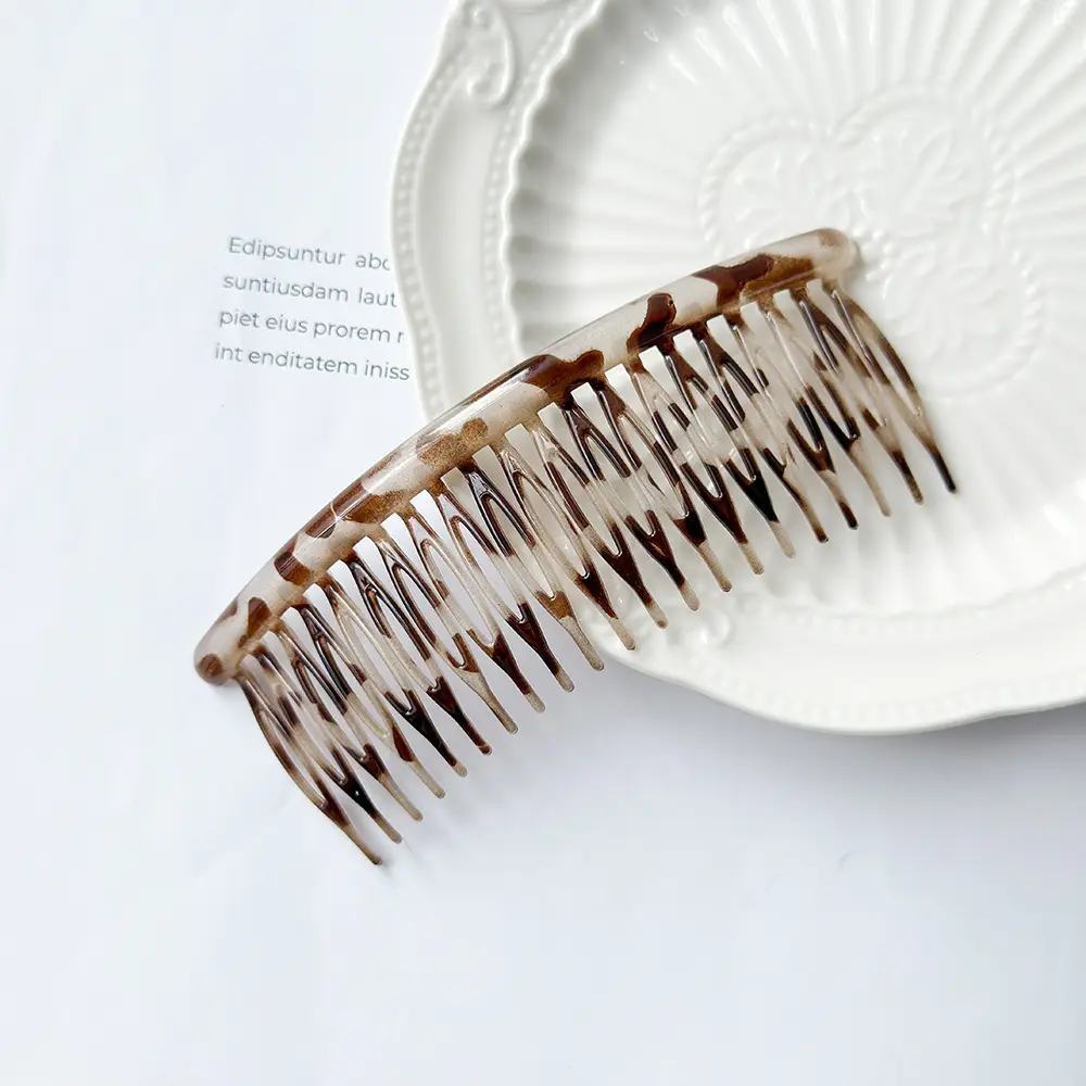 Black 21-Tooth Hair Comb for Women's Bangs - Image 14