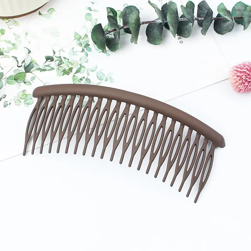 Black 21-Tooth Hair Comb for Women's Bangs - Image 5