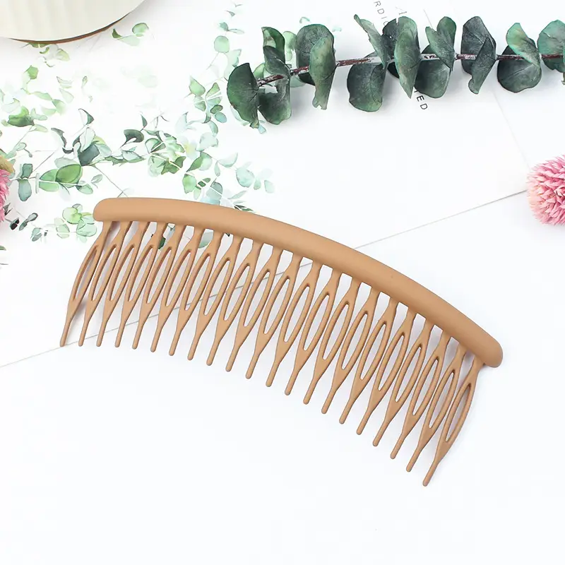 Black 21-Tooth Hair Comb for Women's Bangs - Image 6