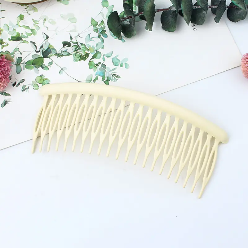 Black 21-Tooth Hair Comb for Women's Bangs - Image 7