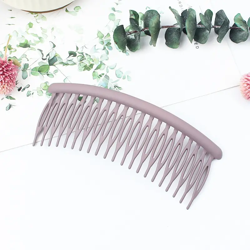 Black 21-Tooth Hair Comb for Women's Bangs - Image 8