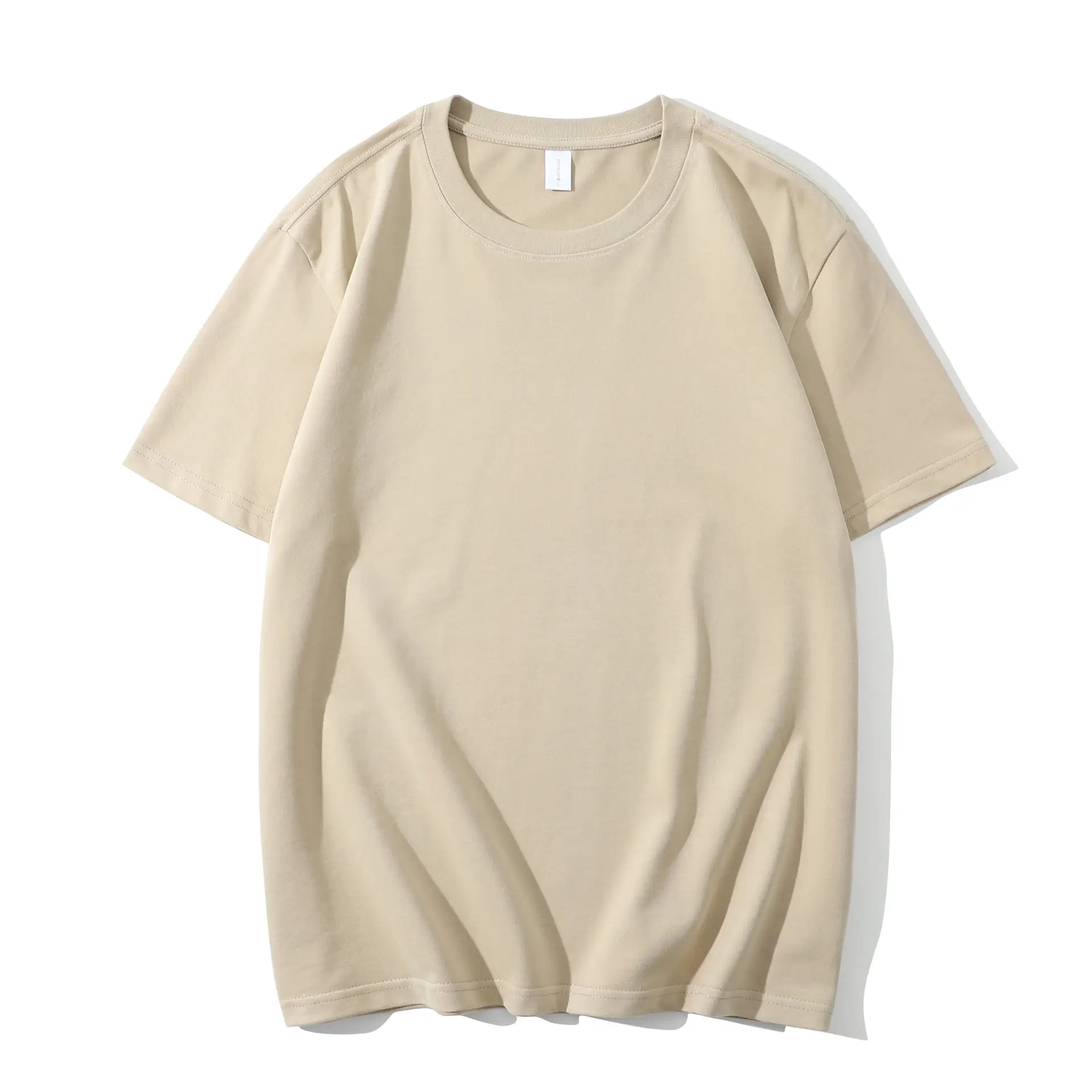 Men Black Short Sleeve T-Shirt 300g Heavy - Image 4