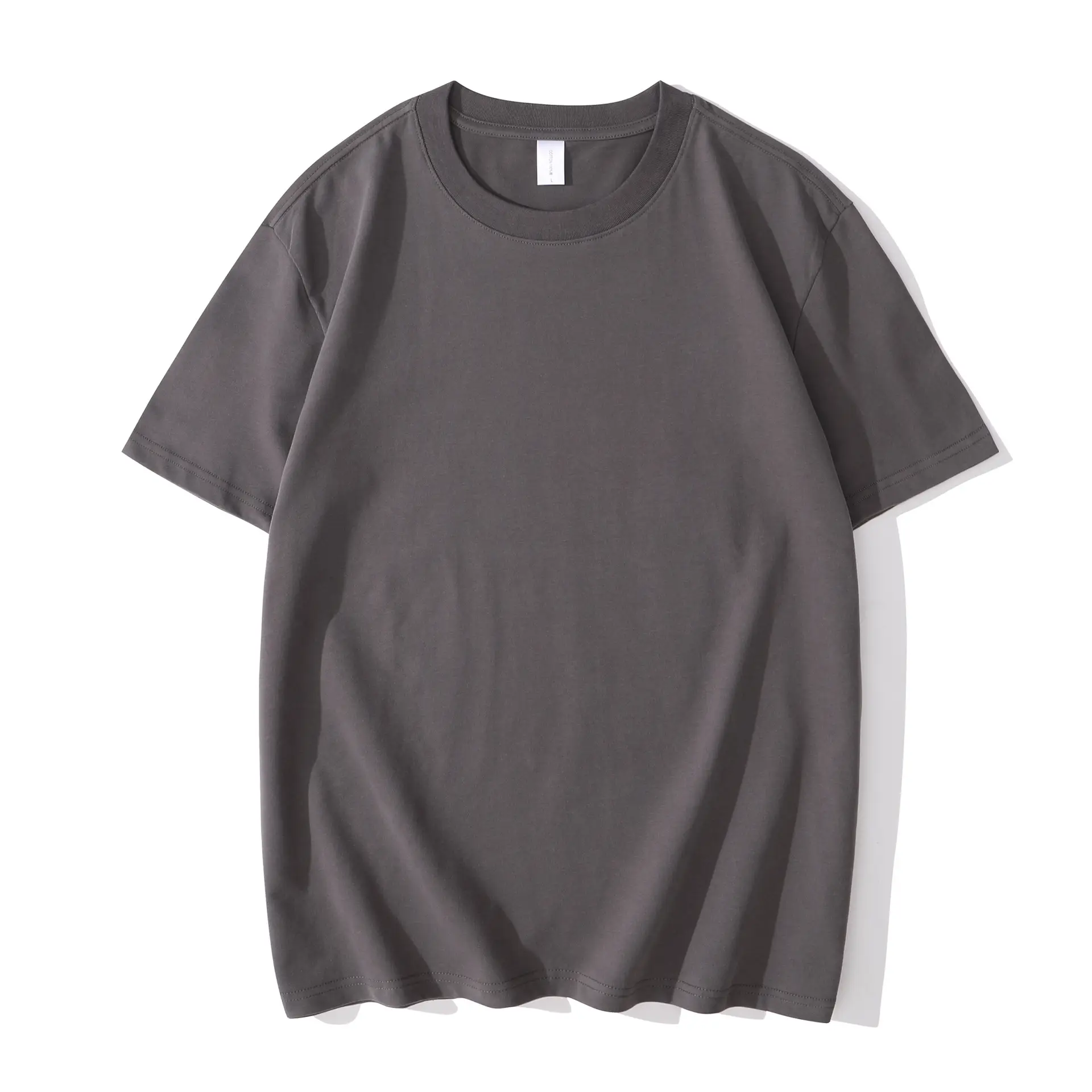 Men Black Short Sleeve T-Shirt 300g Heavy - Image 5