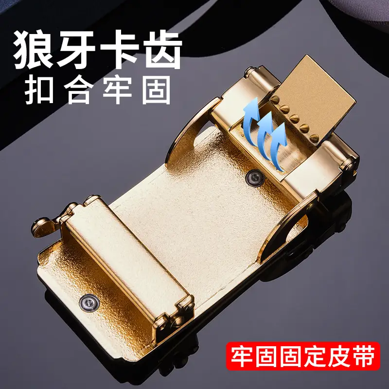 Men's Alloy Automatic Belt Buckle 3.5cm Clip - Image 26