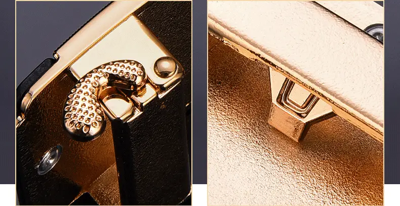 Men's Alloy Automatic Belt Buckle 3.5cm Clip — feature 5