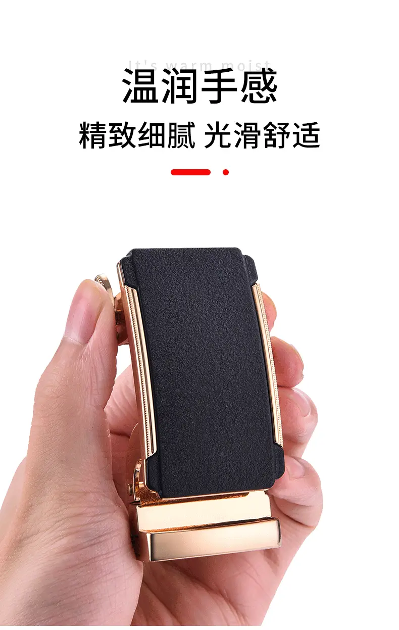 Men's Alloy Automatic Belt Buckle 3.5cm Clip — feature 9
