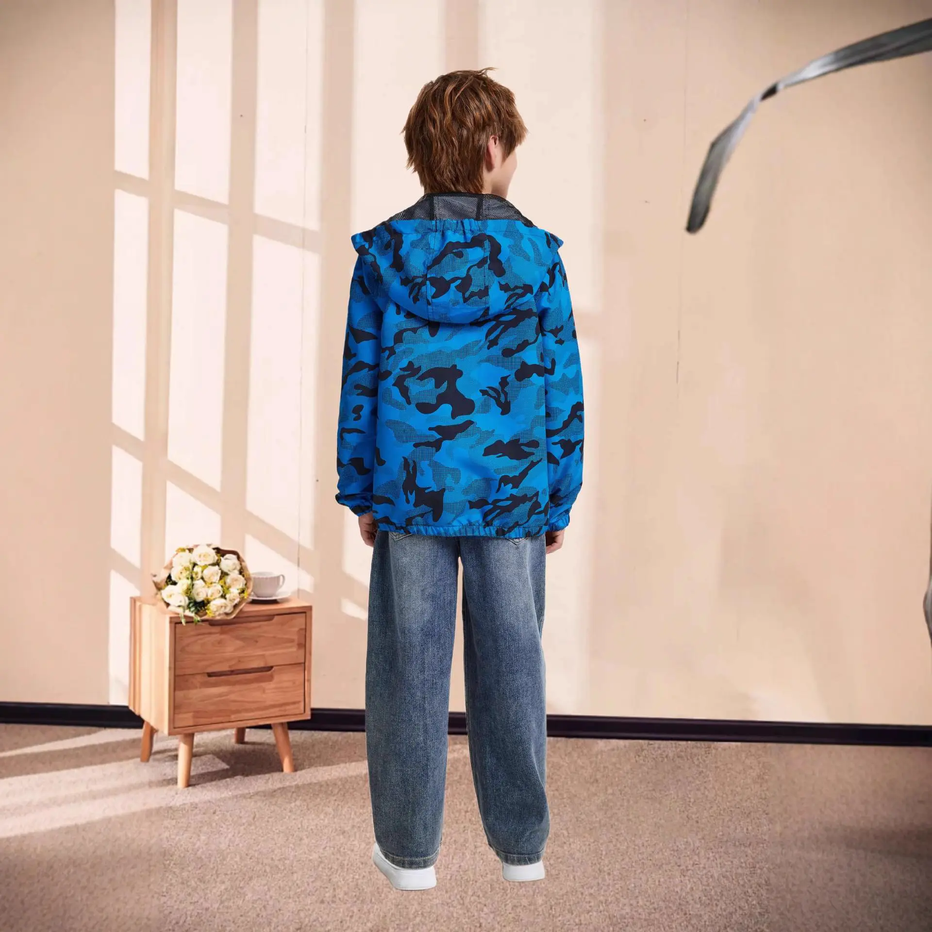 Boys' Leopard Print Hooded Camo Jacket 2025 - Image 18