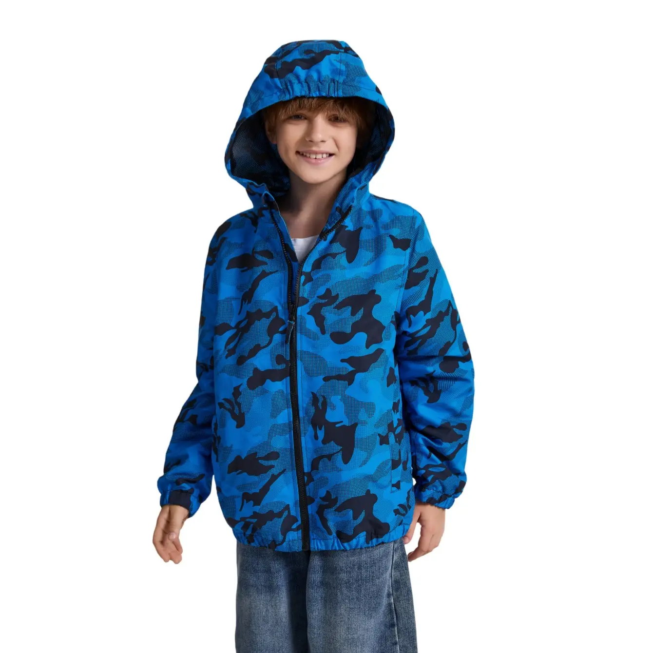 Boys' Leopard Print Hooded Camo Jacket 2025 - Image 20