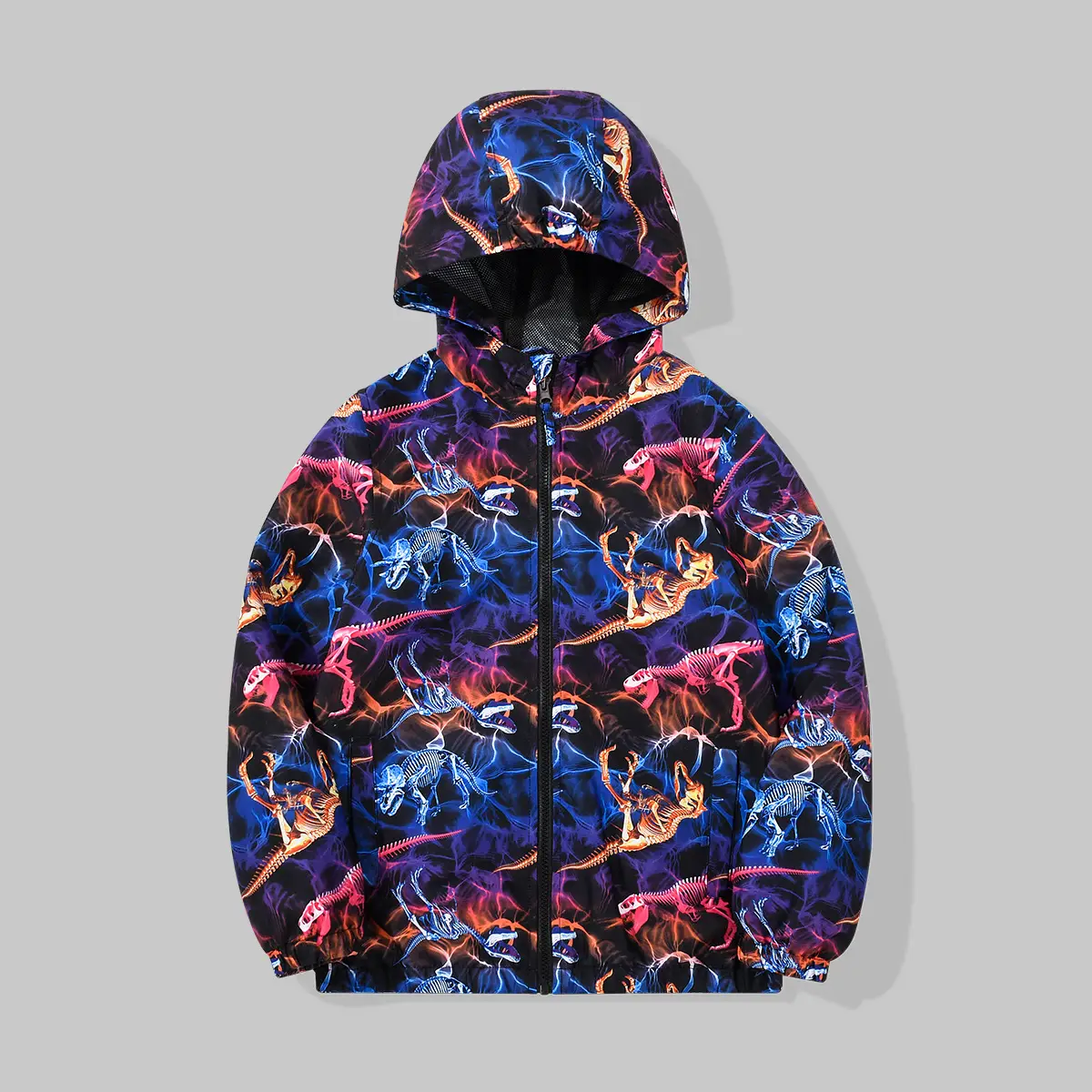 Boys' Leopard Print Hooded Camo Jacket 2025 - Image 14