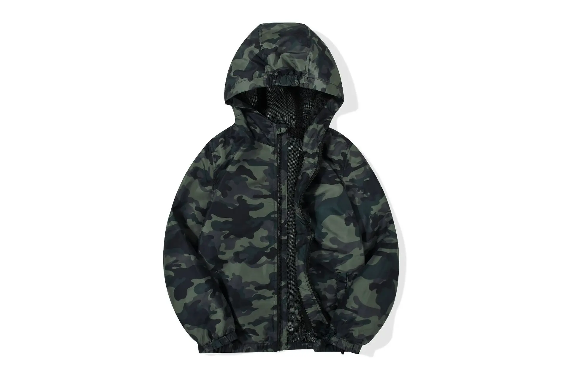 Boys' Leopard Print Hooded Camo Jacket 2025 - Image 3