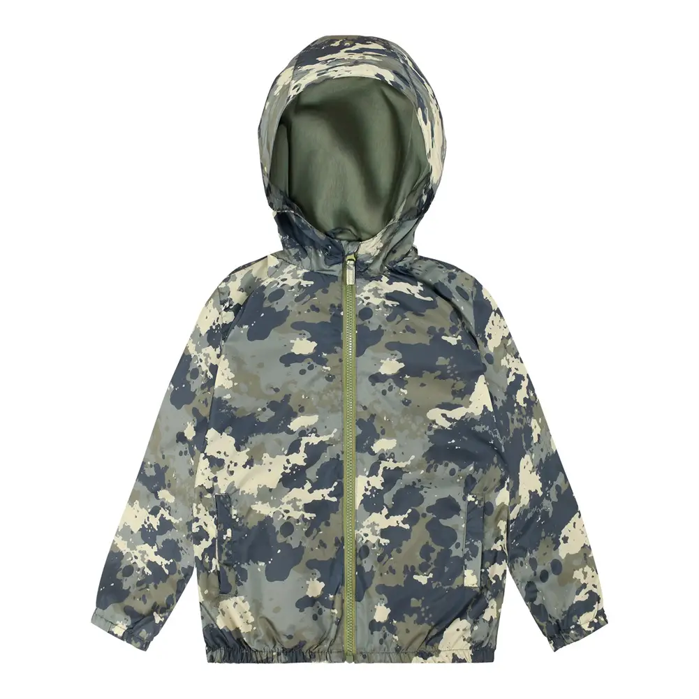 Boys' Leopard Print Hooded Camo Jacket 2025 - Image 8