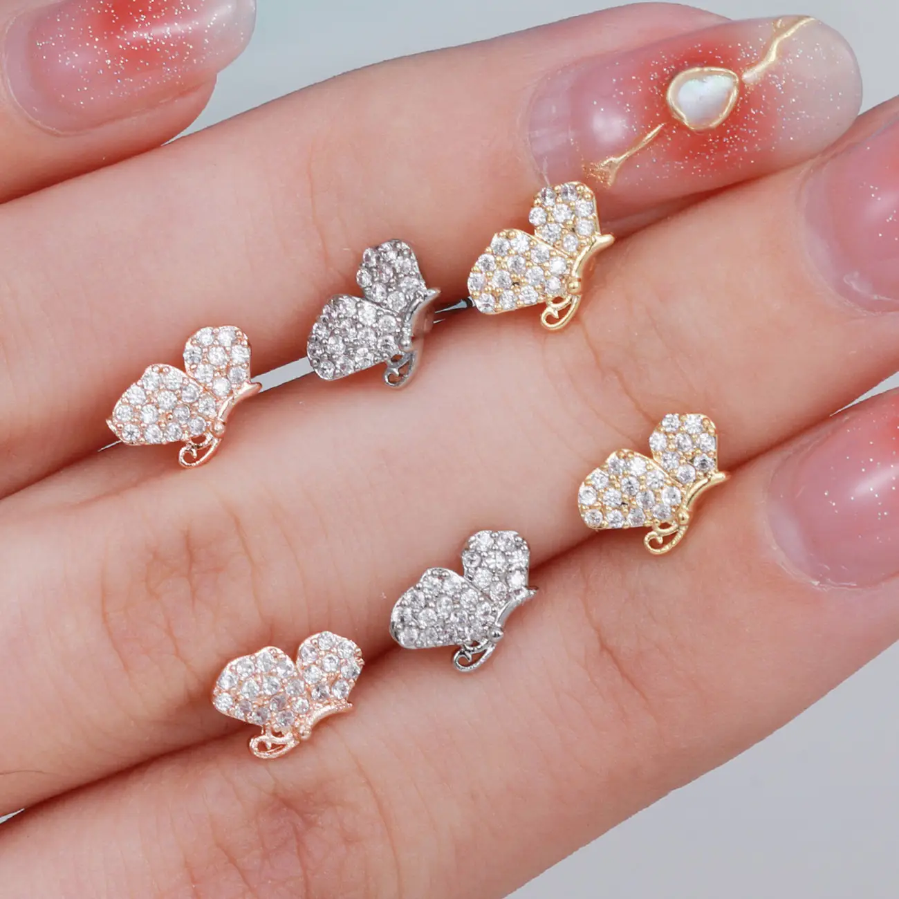 Zircon Heart Shaped Sleep-Free Earrings for Women