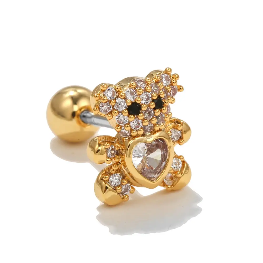 Zircon Heart Shaped Sleep-Free Earrings for Women