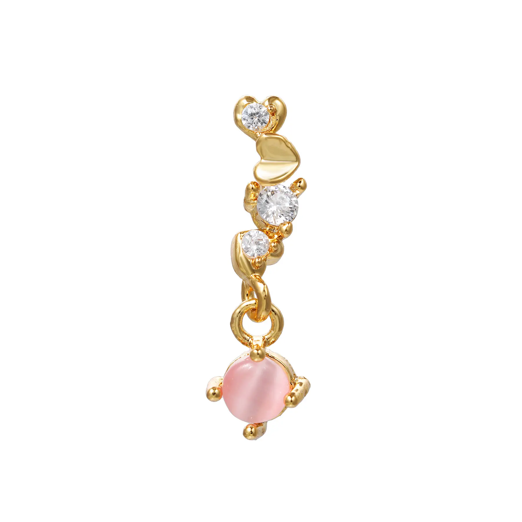 Zircon Heart Shaped Sleep-Free Earrings for Women