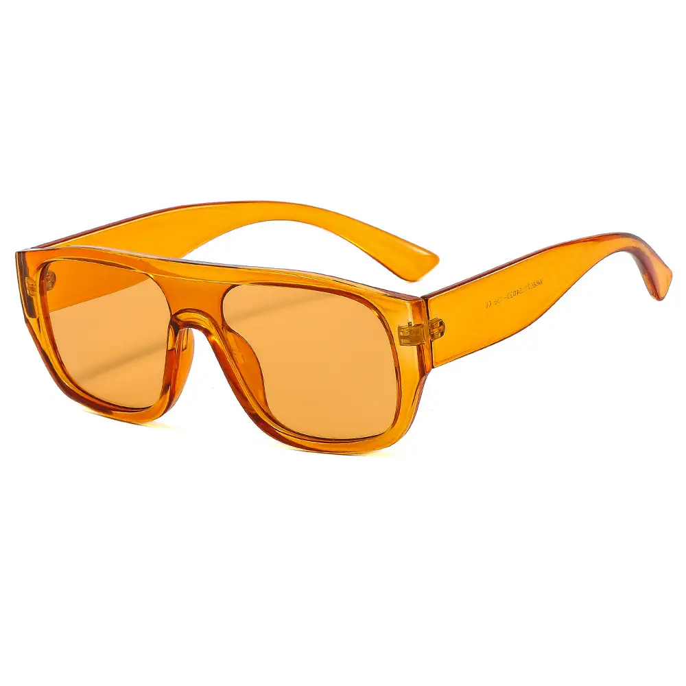 2022 Orange Square Sunglasses for Men Women - Image 5