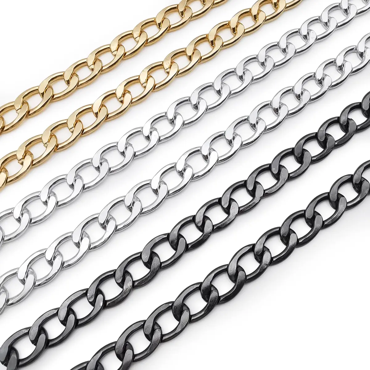 Silver Aluminum Chain 16mm Crossbody Bag Accessories - Image 24