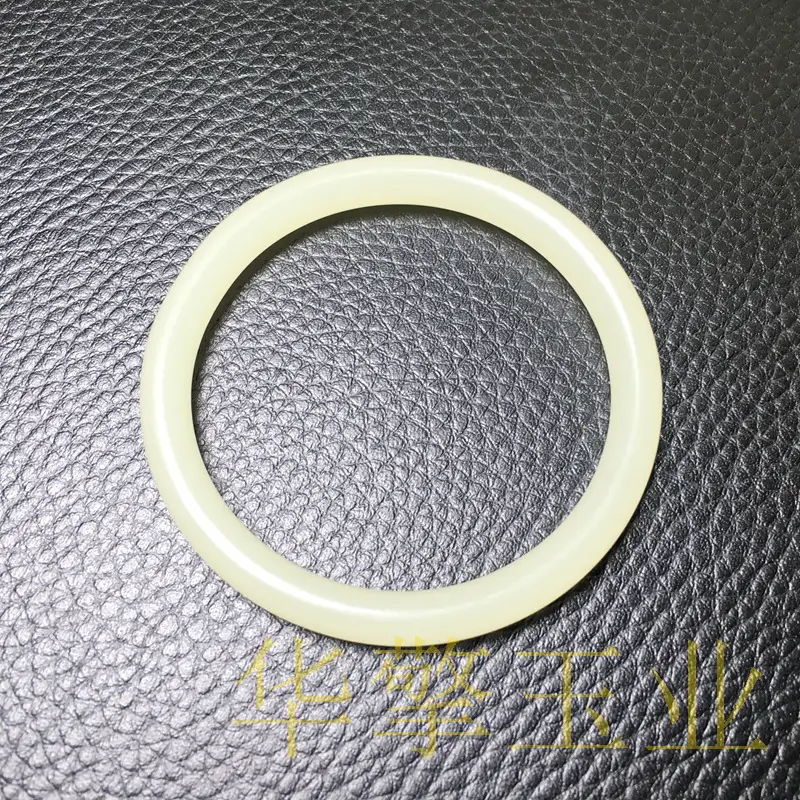 White Jade Bracelet High Imitation Wholesale Glass - Image 2