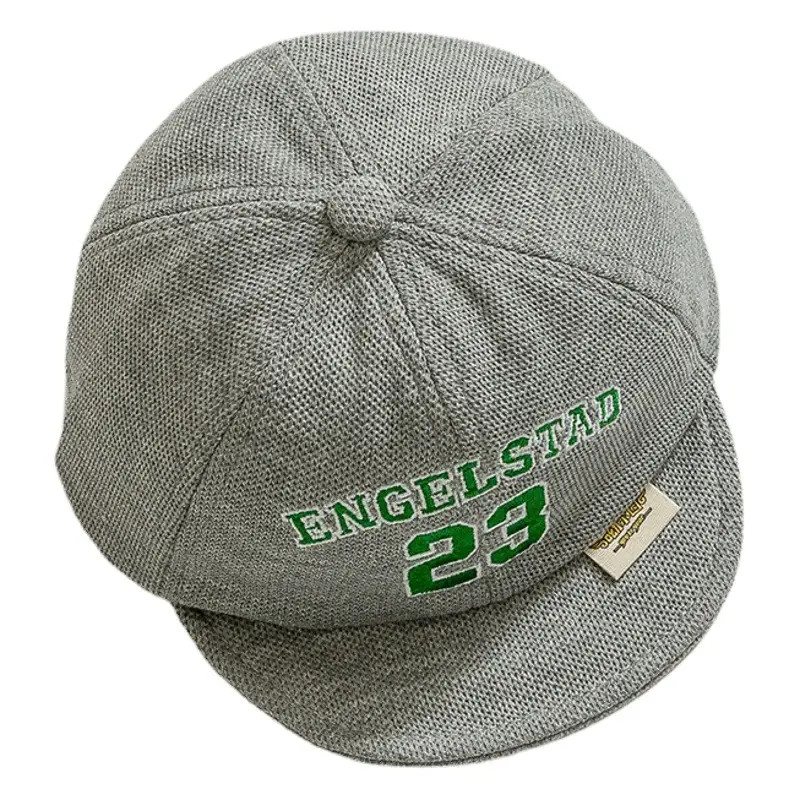Baby Cap 23 Letters Soft Brim Solid Color
