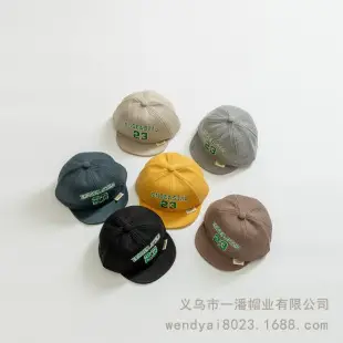 Baby Cap 23 Letters Soft Brim Solid Color — feature 2