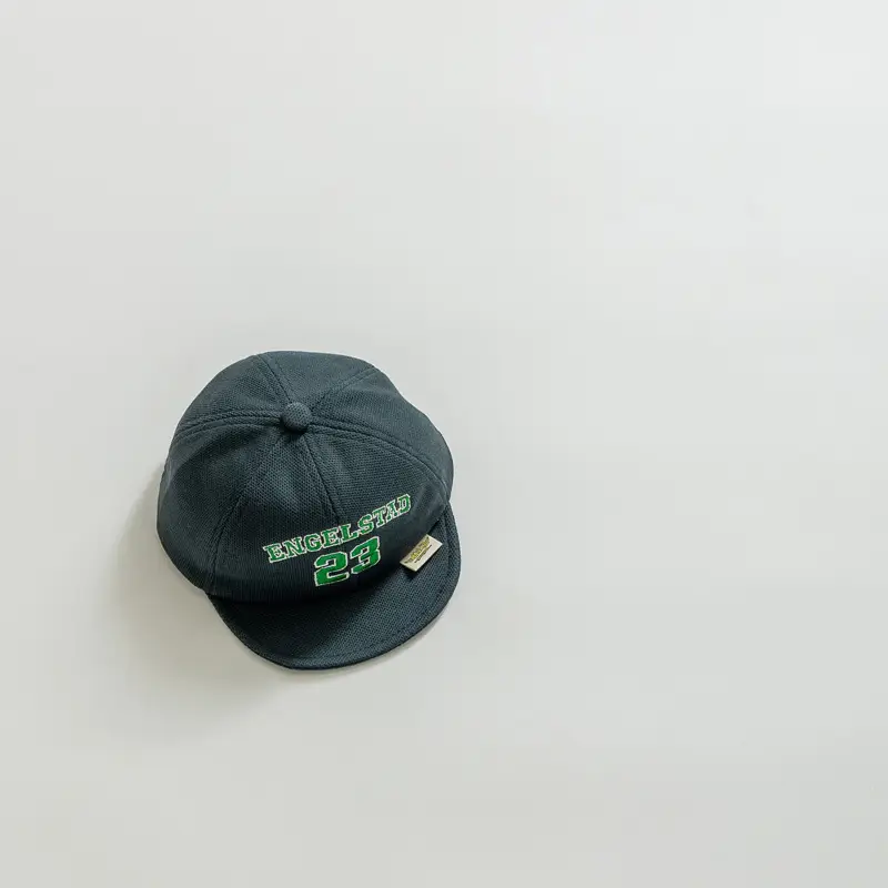 Baby Cap 23 Letters Soft Brim Solid Color - Image 6