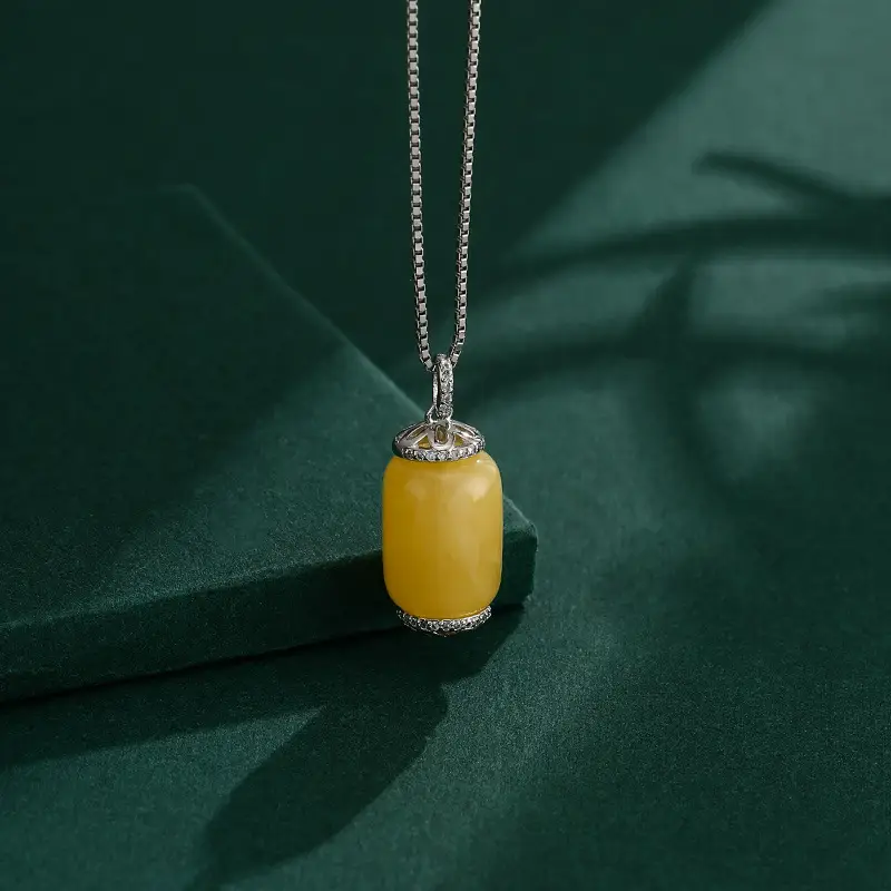 Japanese Pearl Pendant Necklace with Buckle & Button Set - Image 6