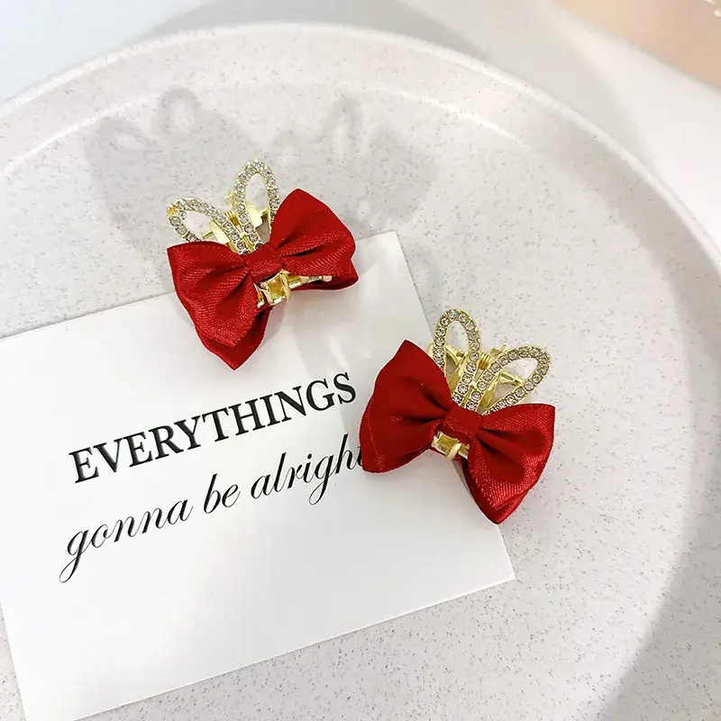 Bow High Crown Hairpins Red Black Blue 2022 - Image 10