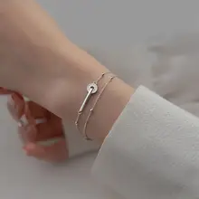 Eternal Love Mobius Ring Double Layer Bracelet Silver — feature 19