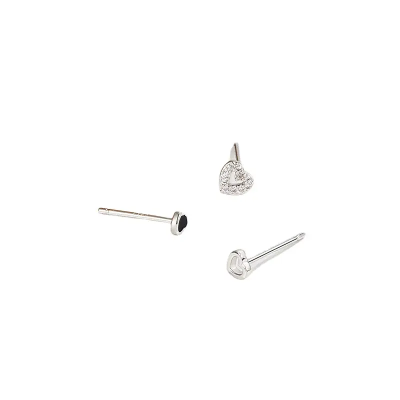 Diamond Encrusted Love Earrings for Women - Image 5