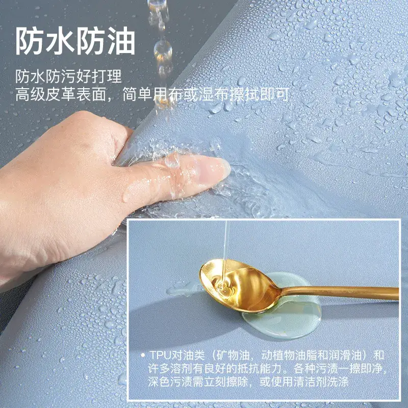Waterproof Oil-Proof Anti-Scalding Leather Table Mat - Image 8