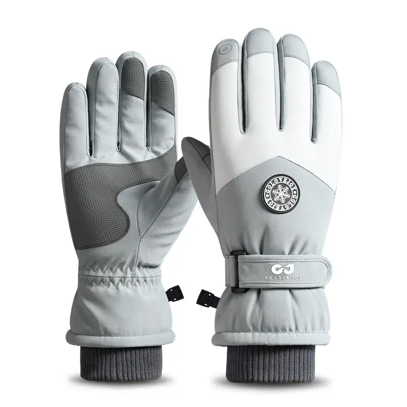 Winter Ski Gloves Electric Bike Anti-Slip Fleece Warm Women Men - Image 40