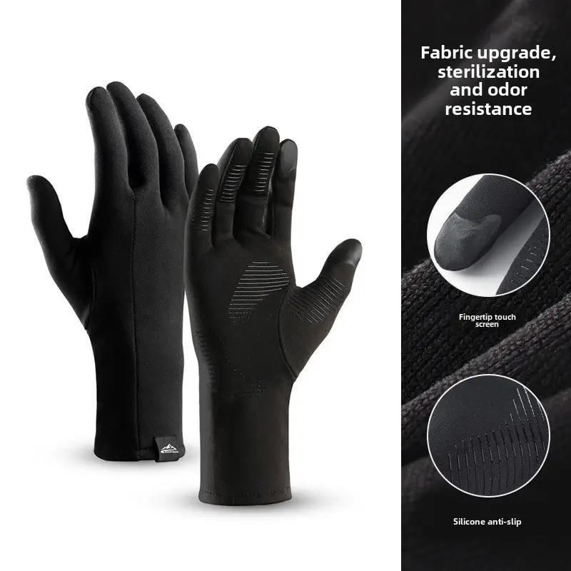Winter Ski Gloves Electric Bike Anti-Slip Fleece Warm Women Men - Image 34