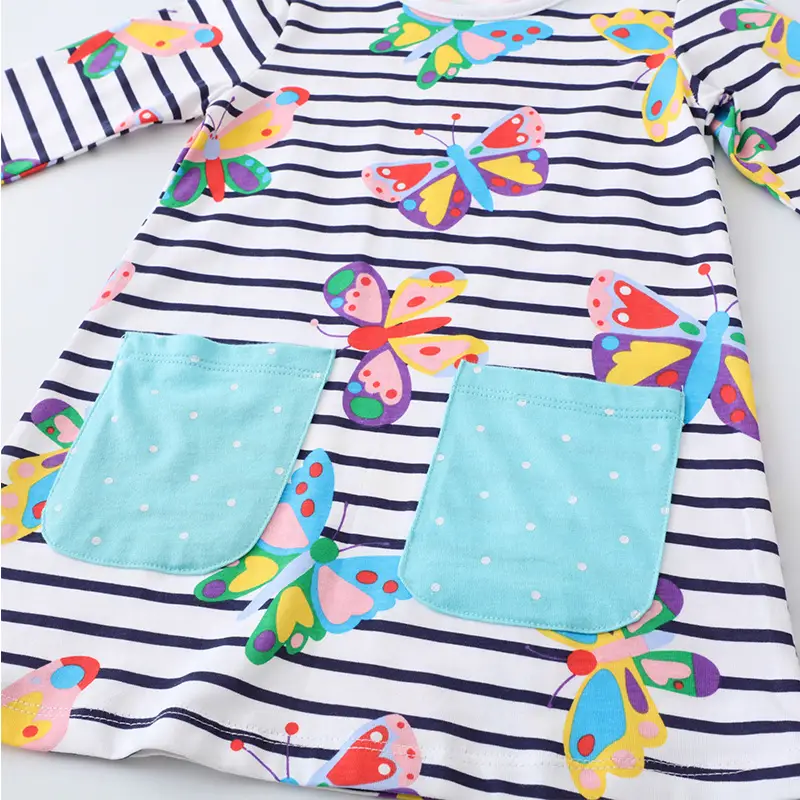 Girls' Princess Dress 2025 Printed European American - Image 4