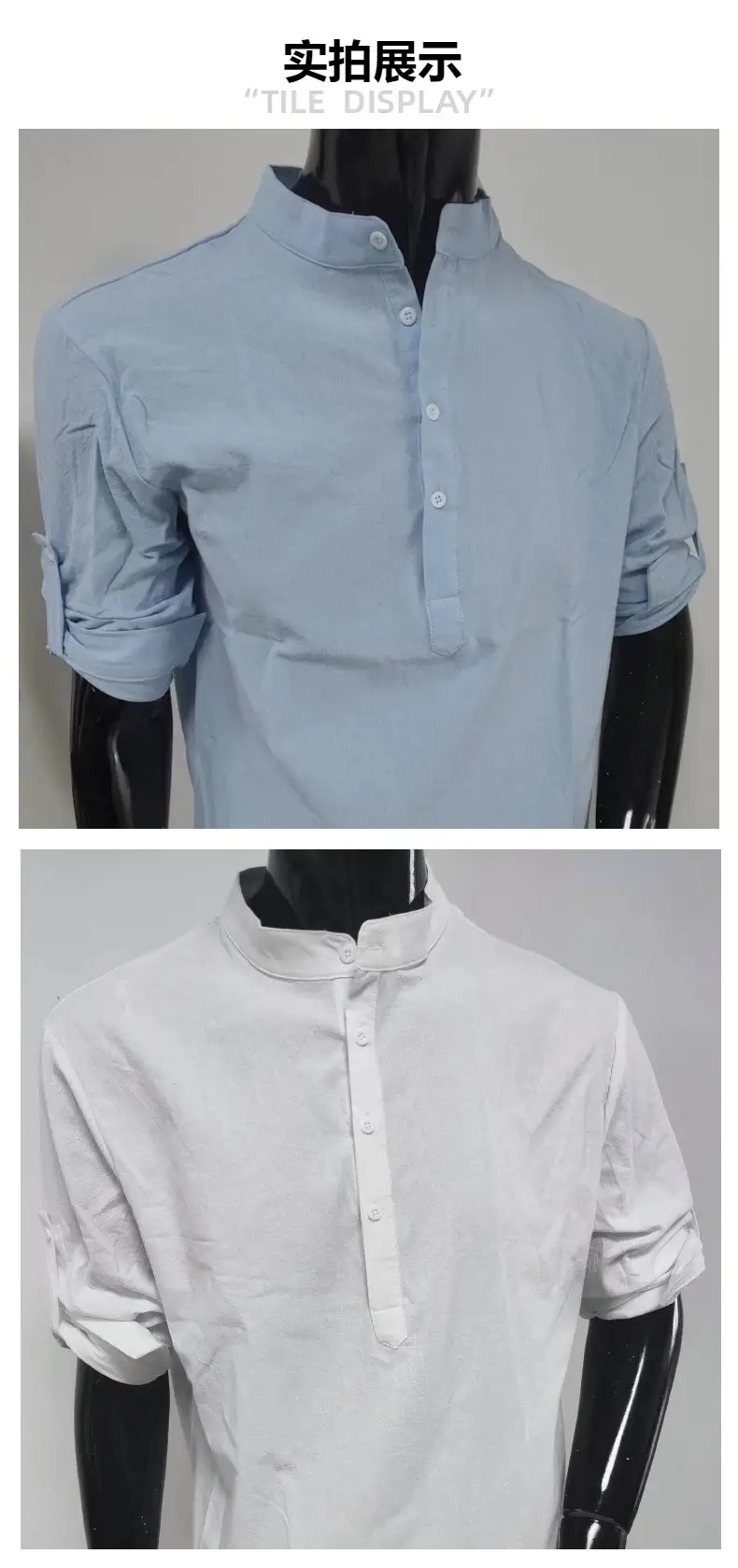 Men's Black Cotton Long Sleeve T-Shirt Large — feature 4