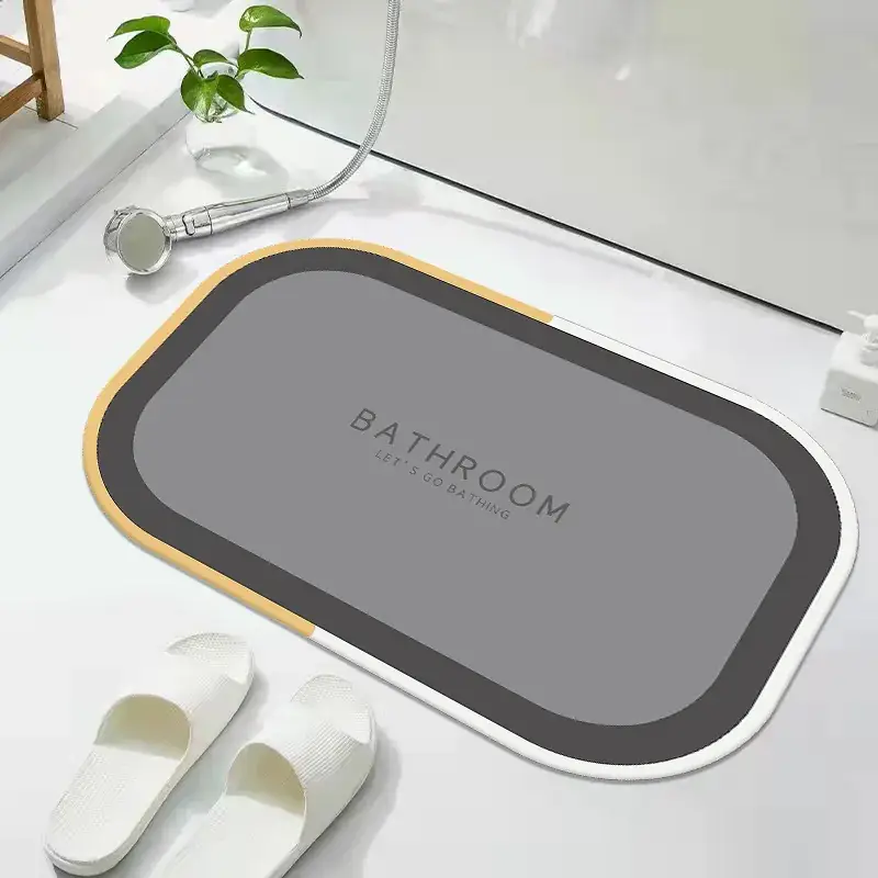 Water Absorbent Non-Slip Floor Mat for Bathroom & Toilet - Image 4