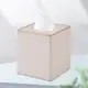 Square Heated Roll Tissue Box Vintage Flower Leather - Image 6