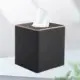 Square Heated Roll Tissue Box Vintage Flower Leather - Image 7