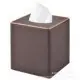Square Heated Roll Tissue Box Vintage Flower Leather - Image 8