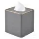 Square Heated Roll Tissue Box Vintage Flower Leather - Image 9