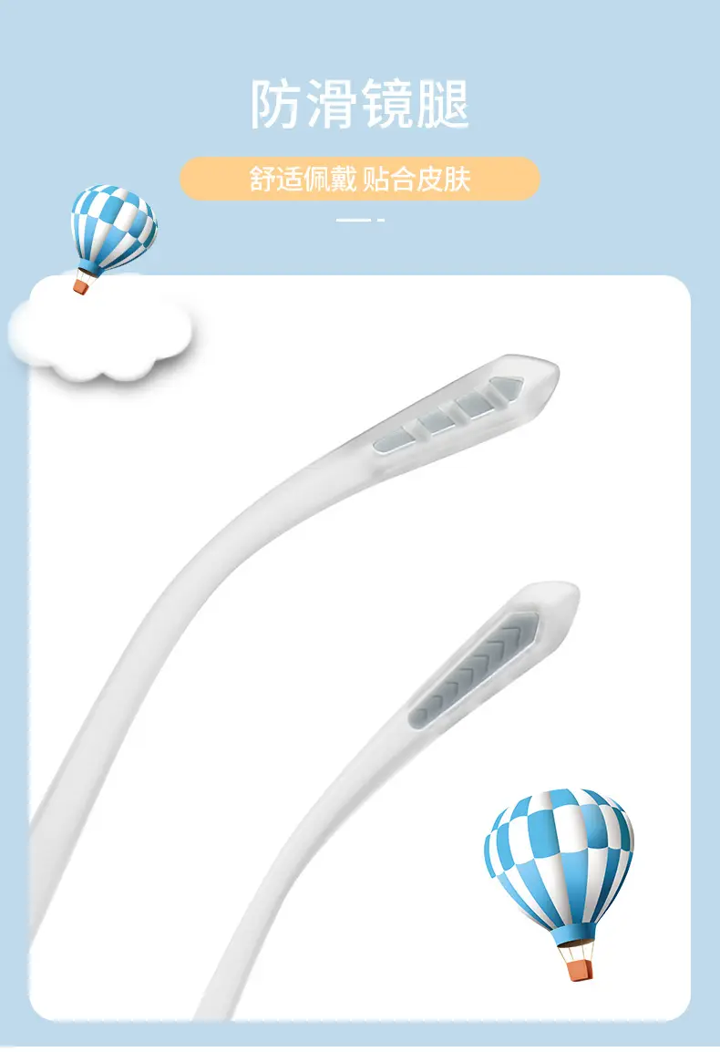 Transparent Round Frame Glasses for Teenagers with Prescription Lens Fit — feature 4