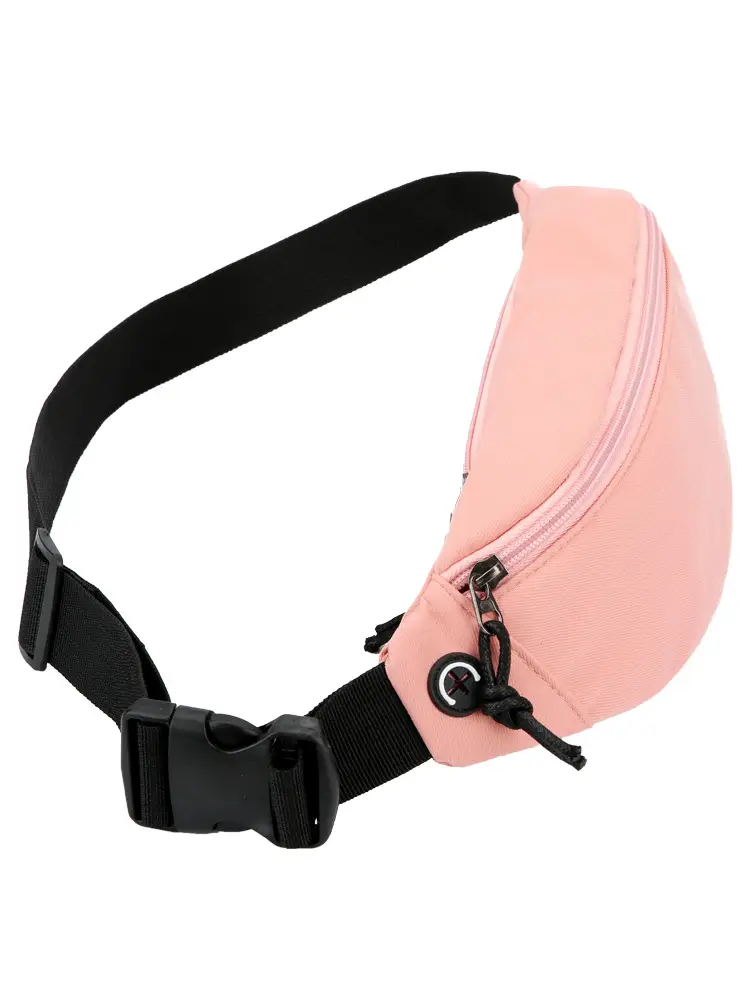 Women's Blue Canvas Waist Bag with Adjustable Strap - Image 8