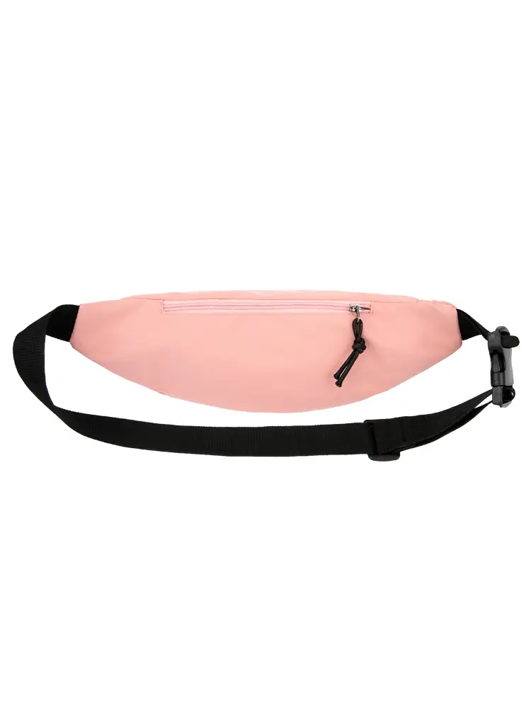 Women's Blue Canvas Waist Bag with Adjustable Strap - Image 9