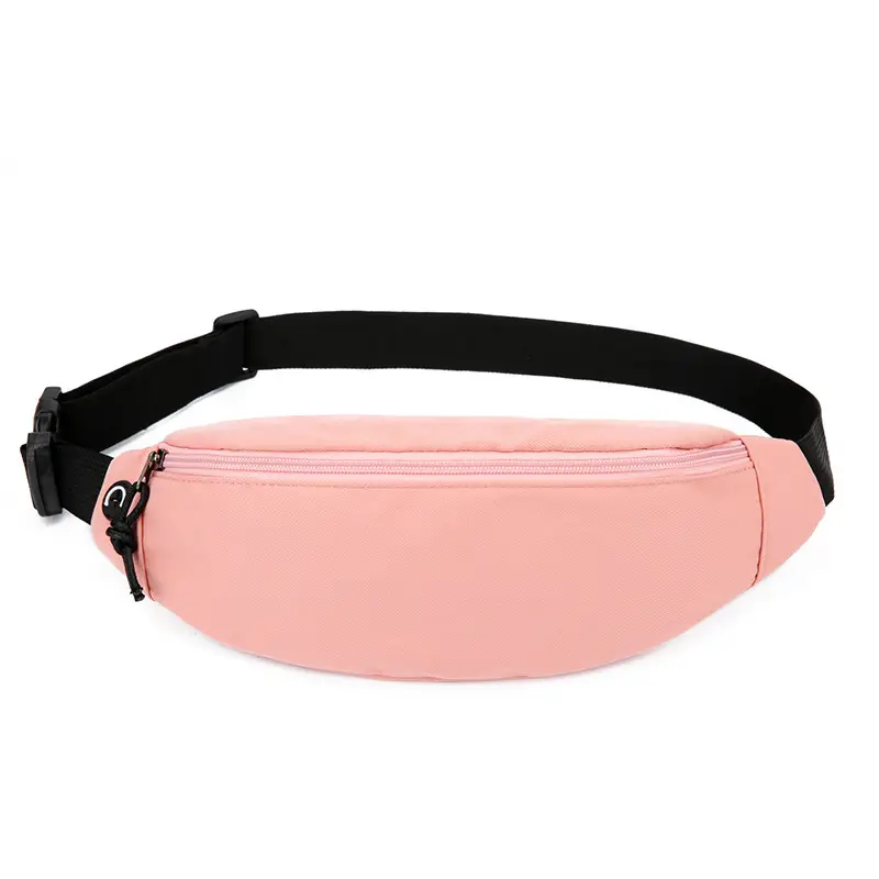 Women's Blue Canvas Waist Bag with Adjustable Strap - Image 4