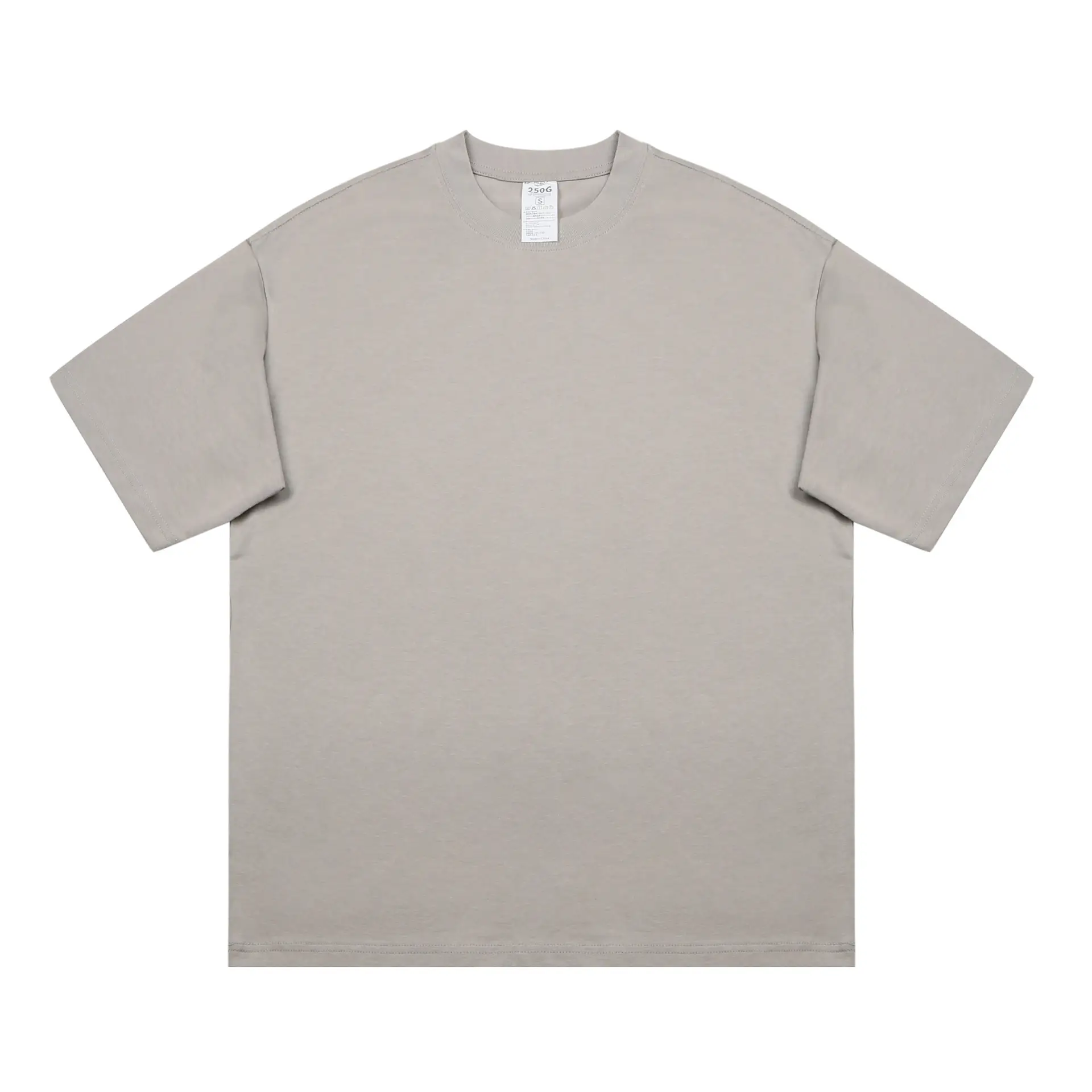 Men's Black Cotton T-Shirt Large Loose Breathable - Image 4