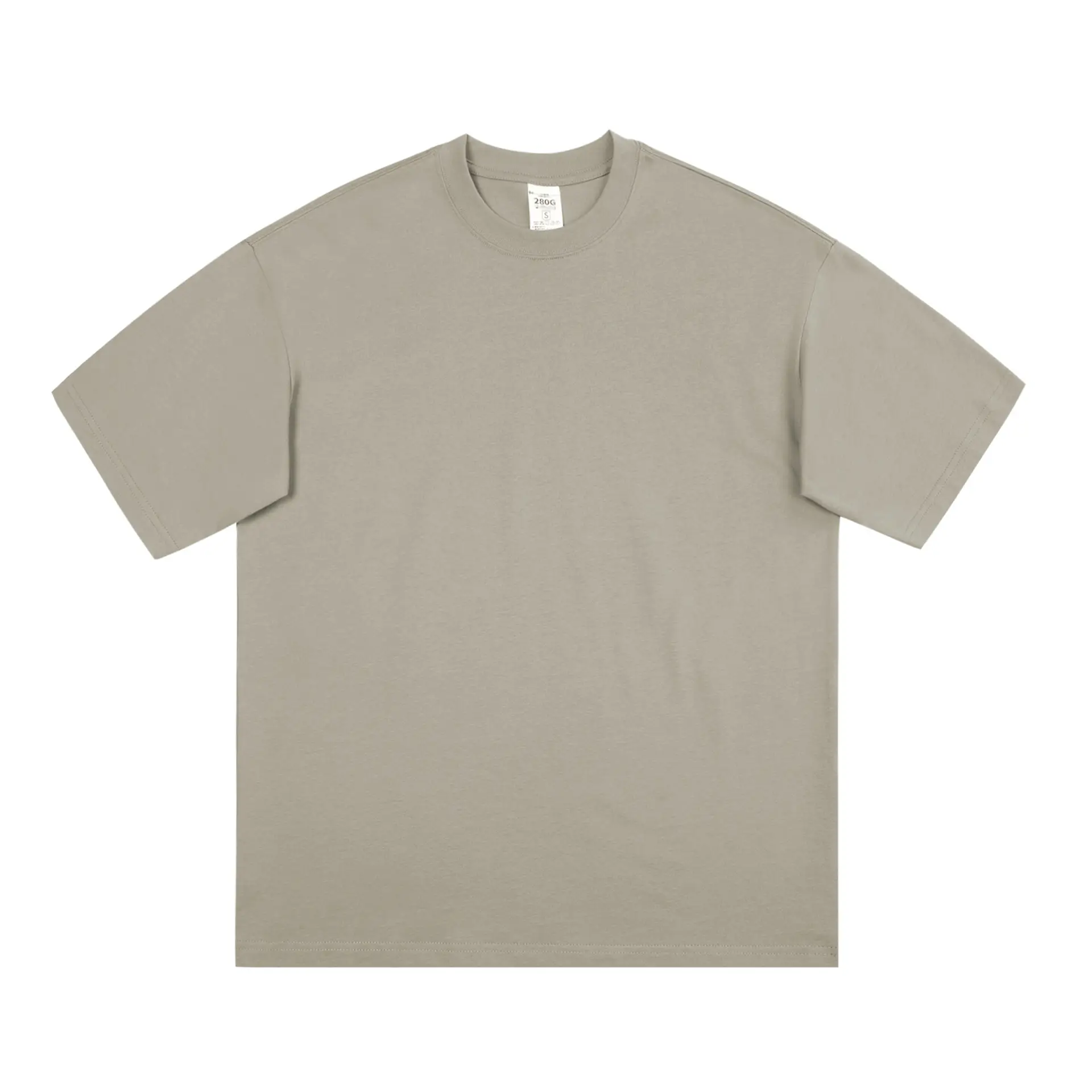 Men's Black Cotton T-Shirt Large Loose Breathable - Image 8