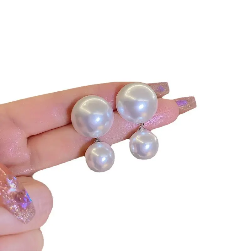 Retro Pearl Earrings for Bride Elegant Fashion
