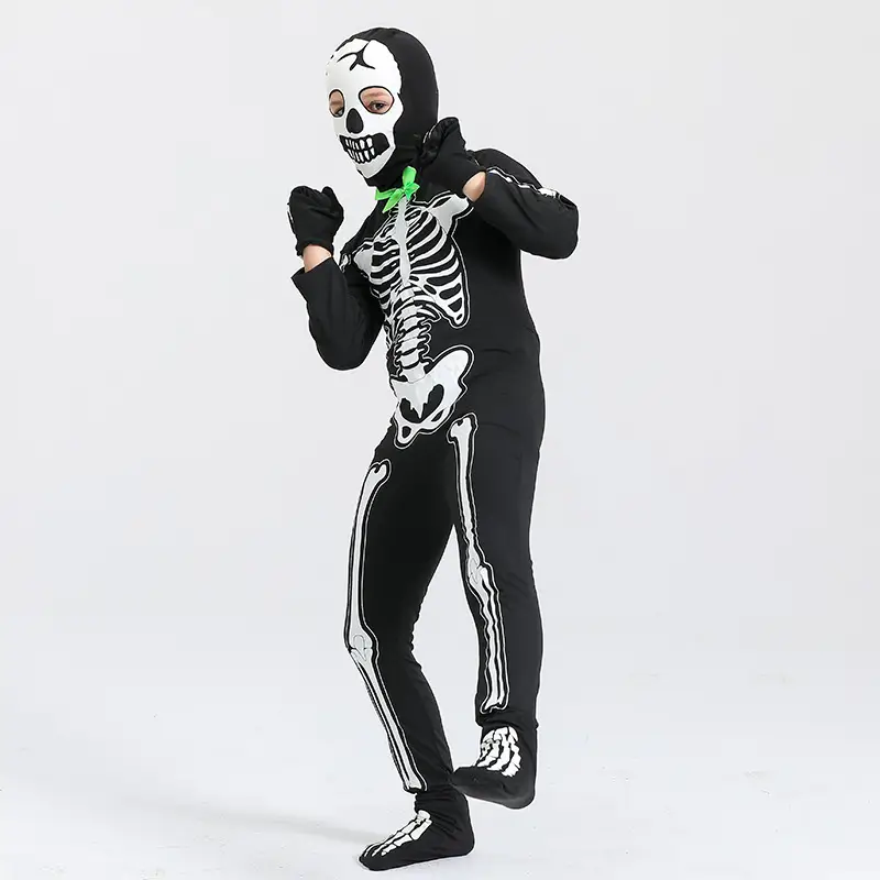 Halloween Skeleton Dance Suit Kids Horror Costume - Image 5