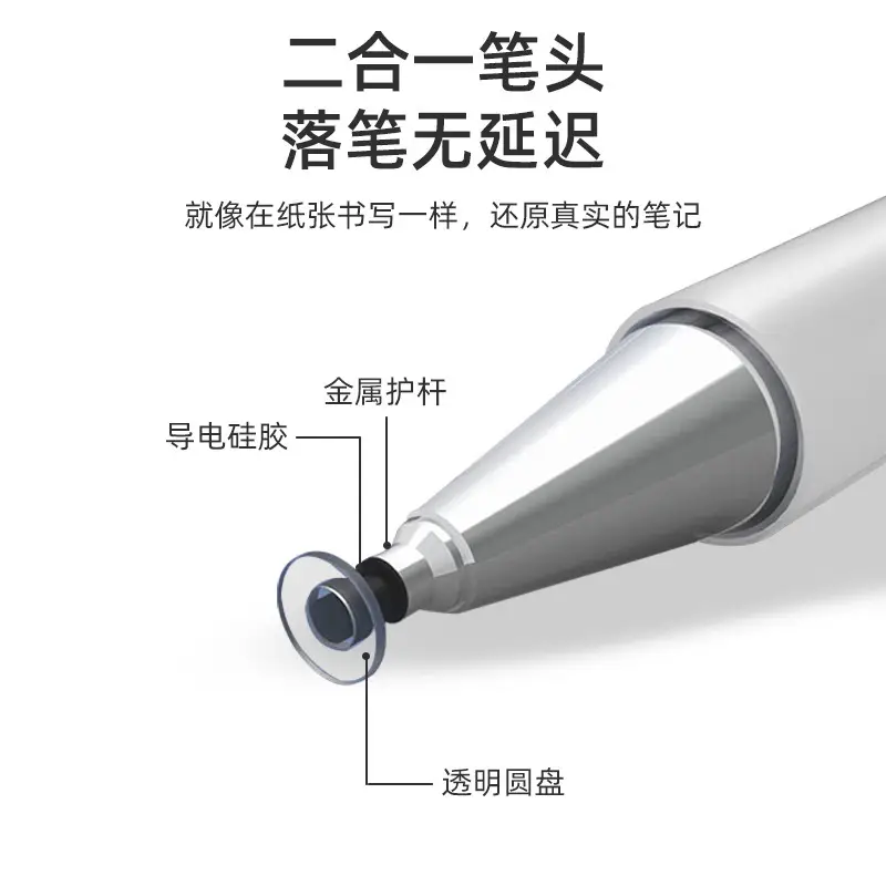 Double Head Magnetic Pen Cap Capacitive Stylus - Image 7