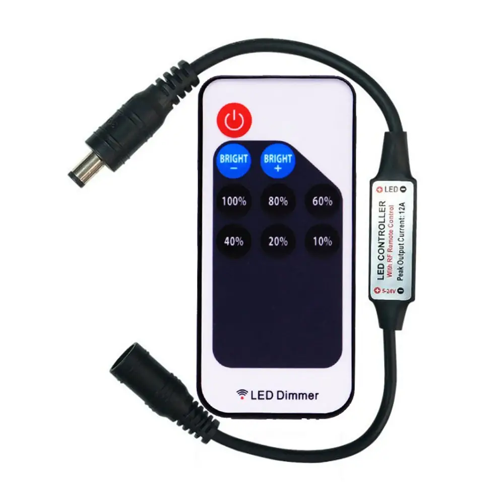 9 Key RF Wireless LED Dimmer Remote Control - Image 2