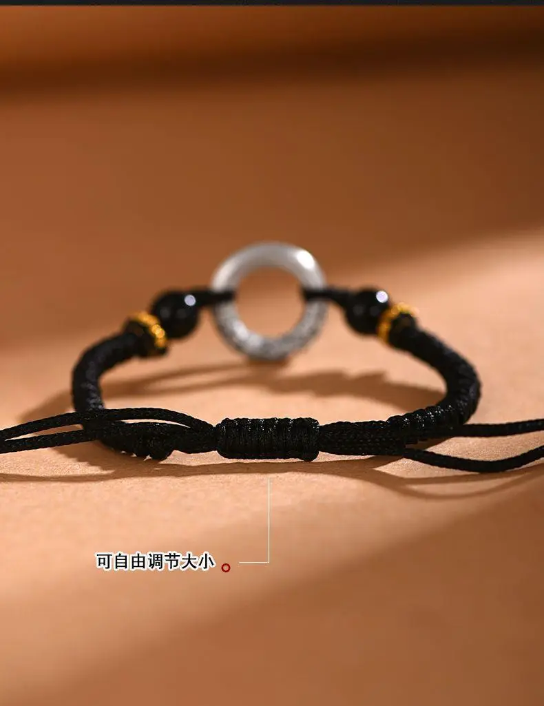 Xiangyun Silver Buckle Bracelet Men Women Adjustable Ethnic — feature 17